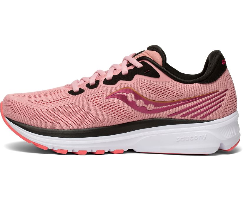 Saucony Ride 14 Women's Running Shoes Rose | AU 197GSOL